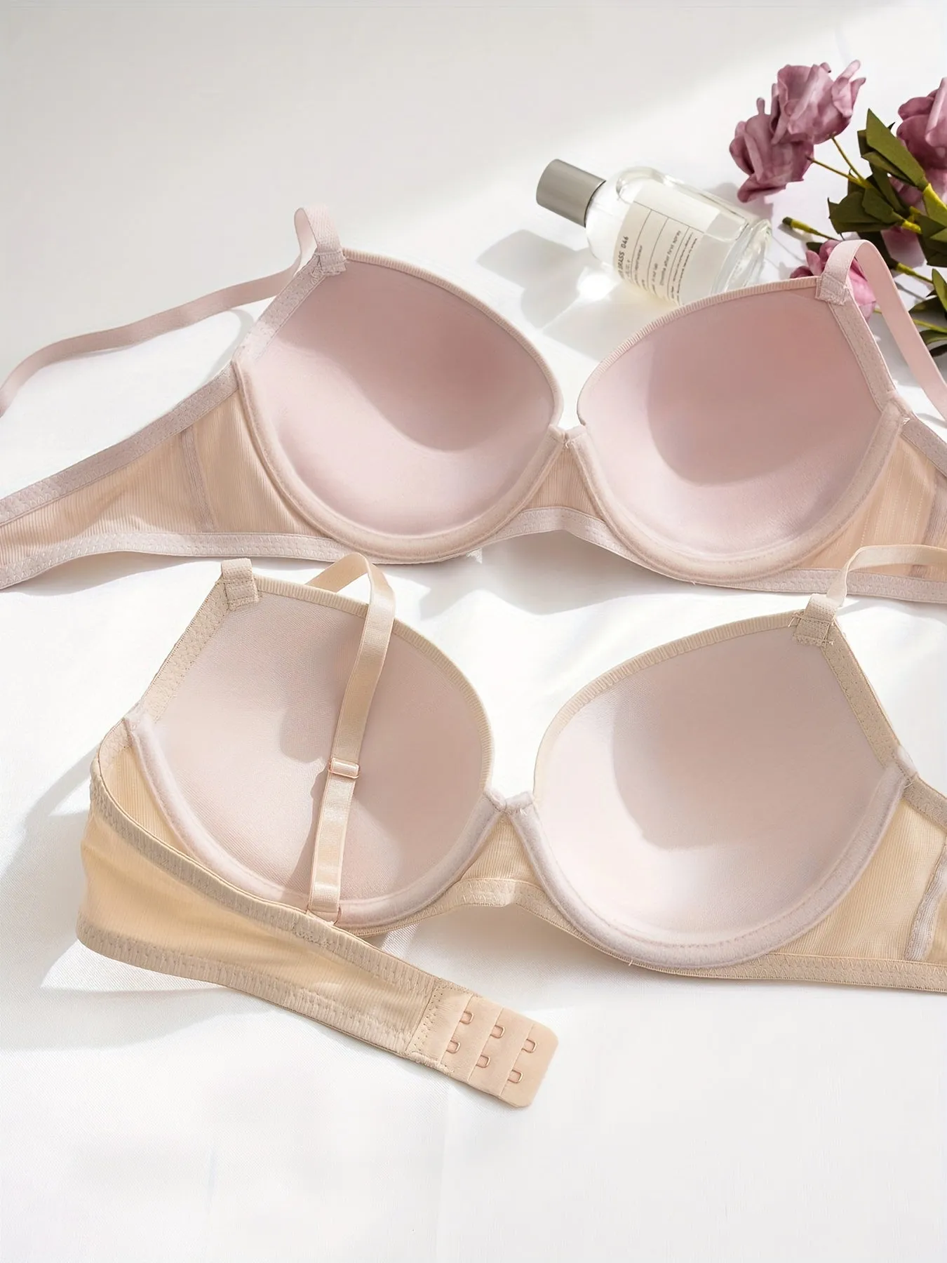 10-Piece Simple Comfy Push-Up Underwire Bra Set – Medium Support & Everyday Comfort