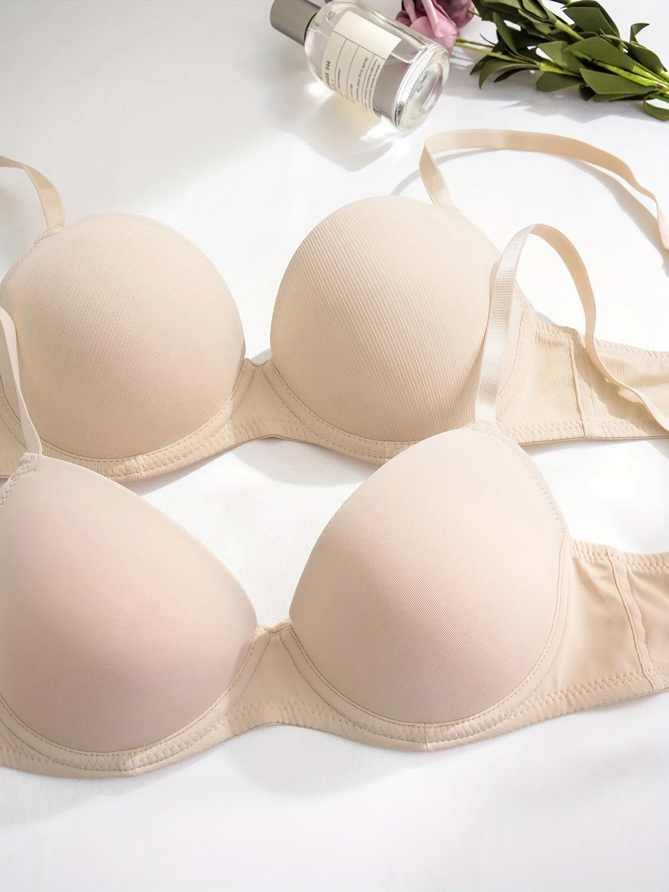 10-Piece Simple Comfy Push-Up Underwire Bra Set – Medium Support & Everyday Comfort