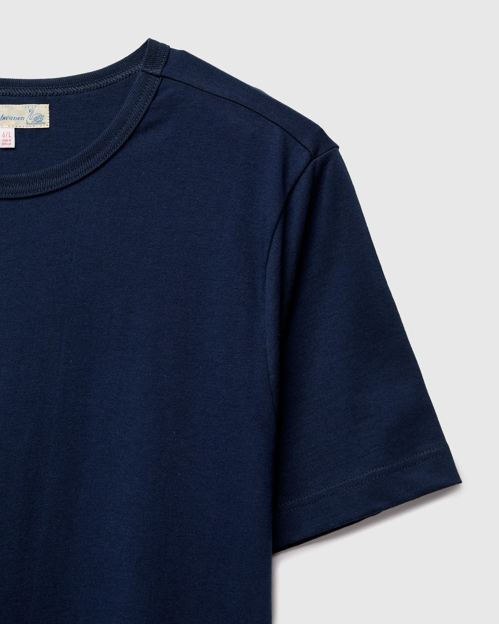 1950s "Good Originals" 5.5oz Loopwheel T-Shirt in Ink Blue