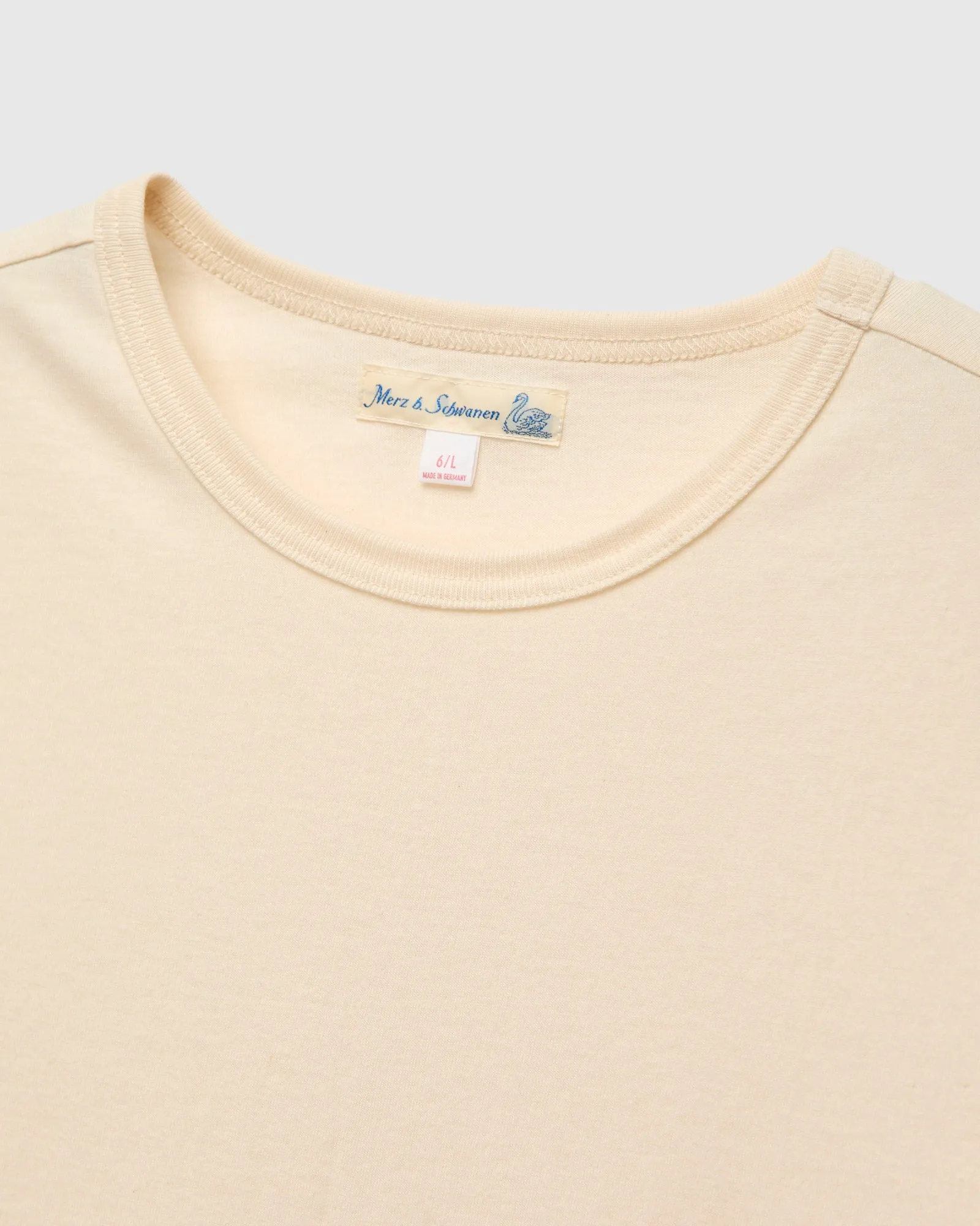 1950s "Good Originals" 5.5oz Loopwheel T-Shirt in Natural