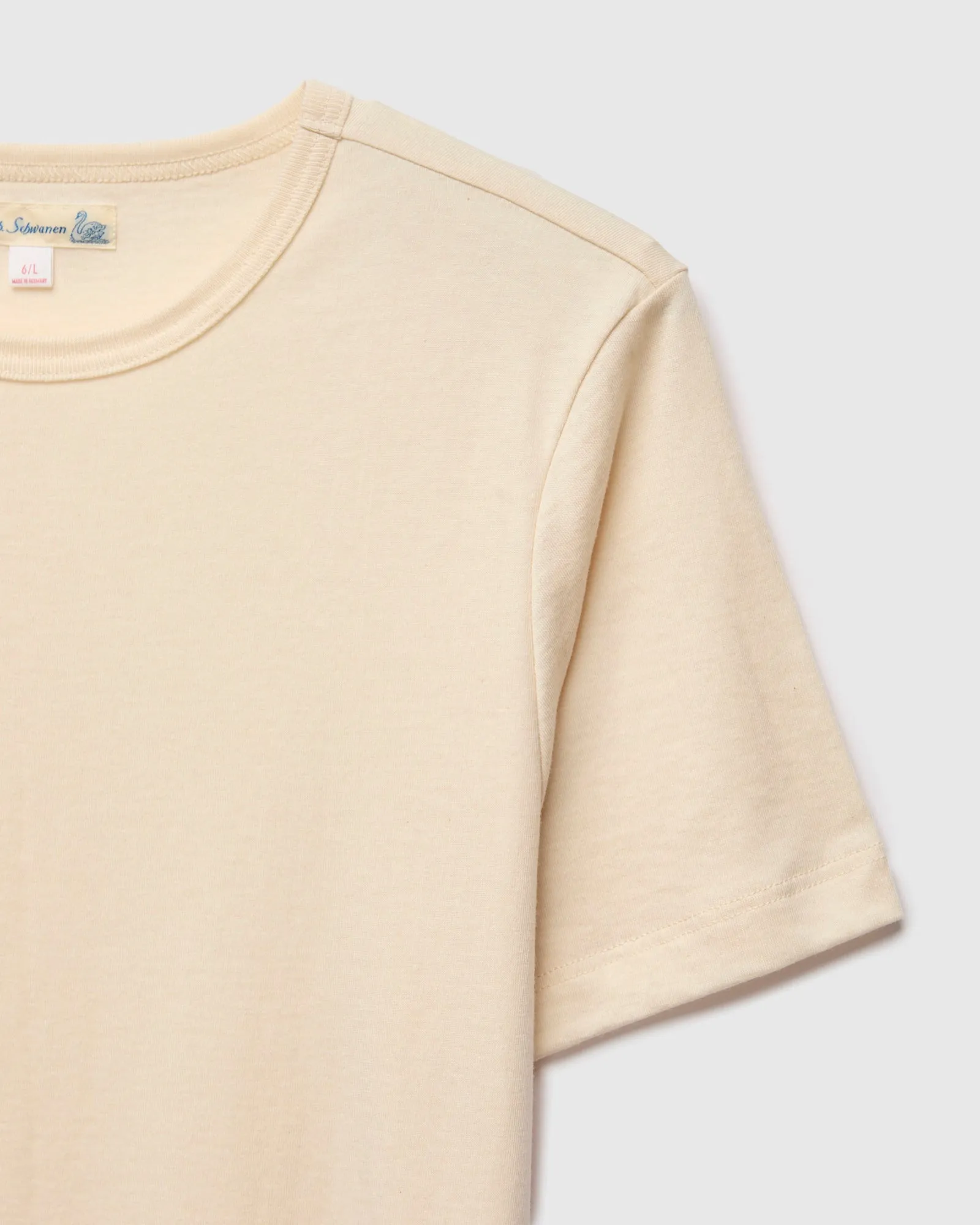 1950s "Good Originals" 5.5oz Loopwheel T-Shirt in Natural