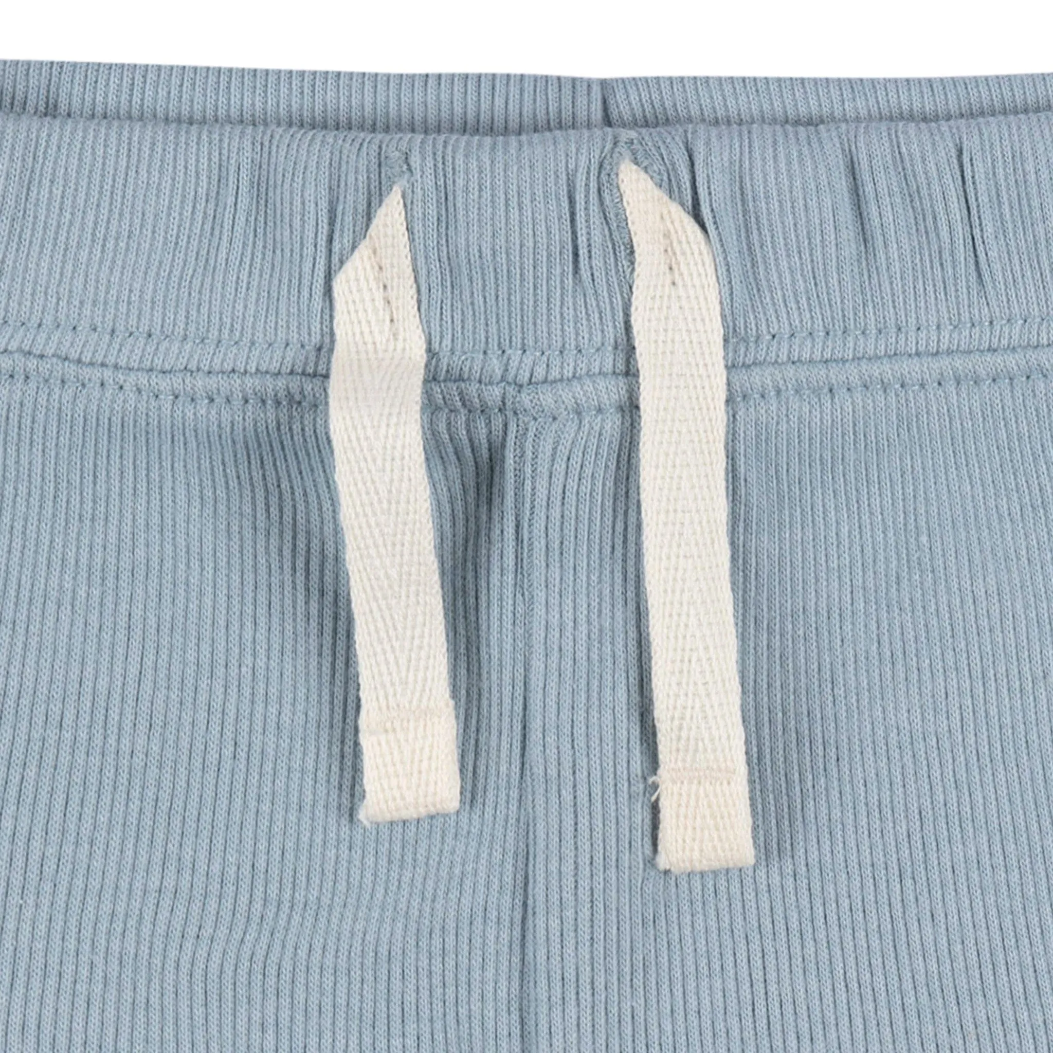 2-Piece Baby Boys Blue Bodysuit and Shorts Set