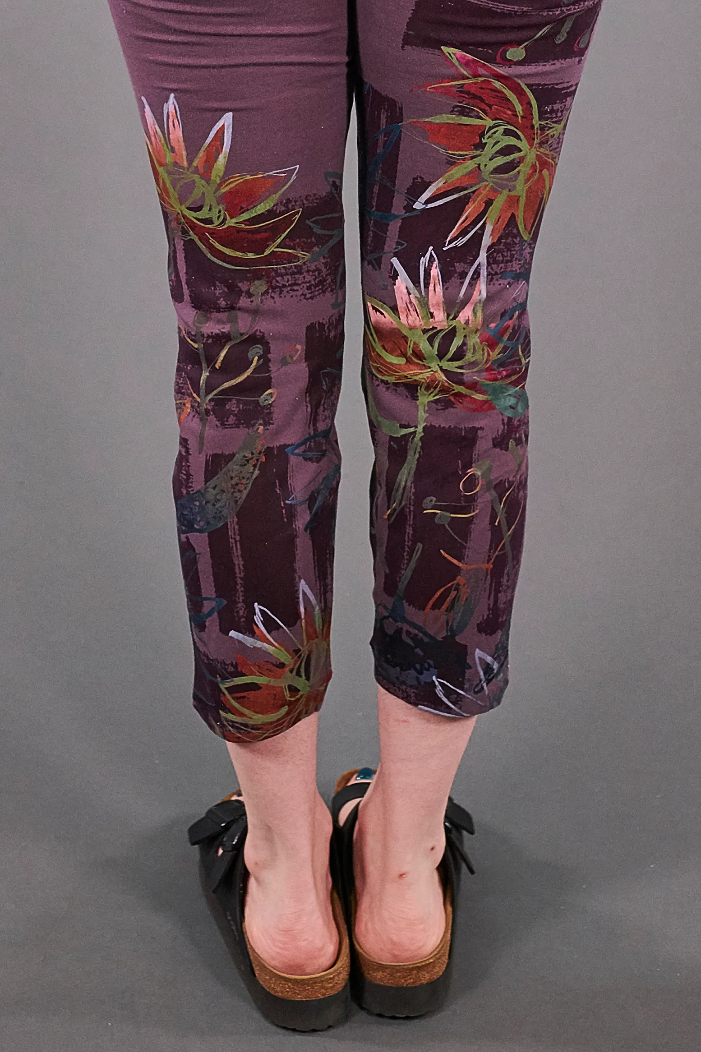 3167-Cropped Legging-Clove-P