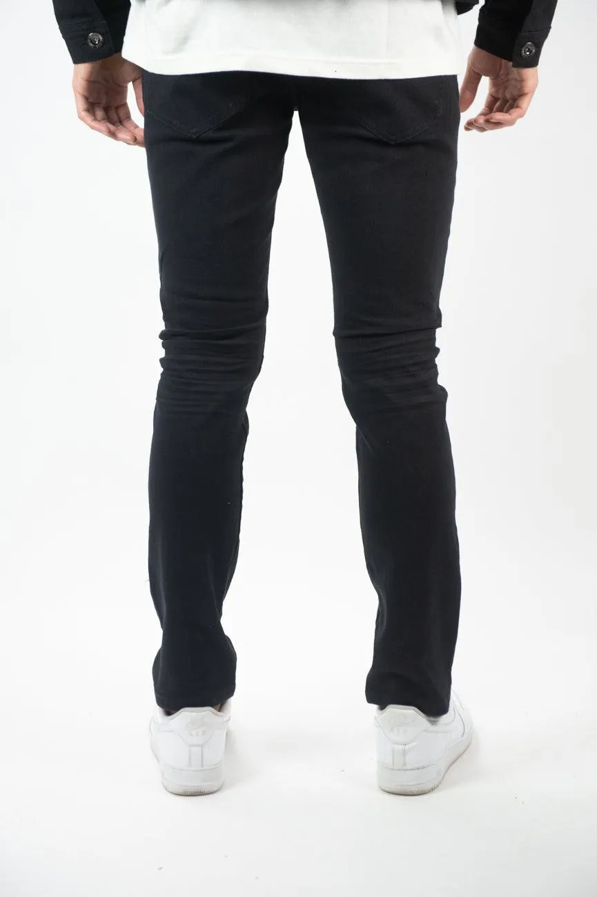 621 Color Twill Skinny Pants - Black