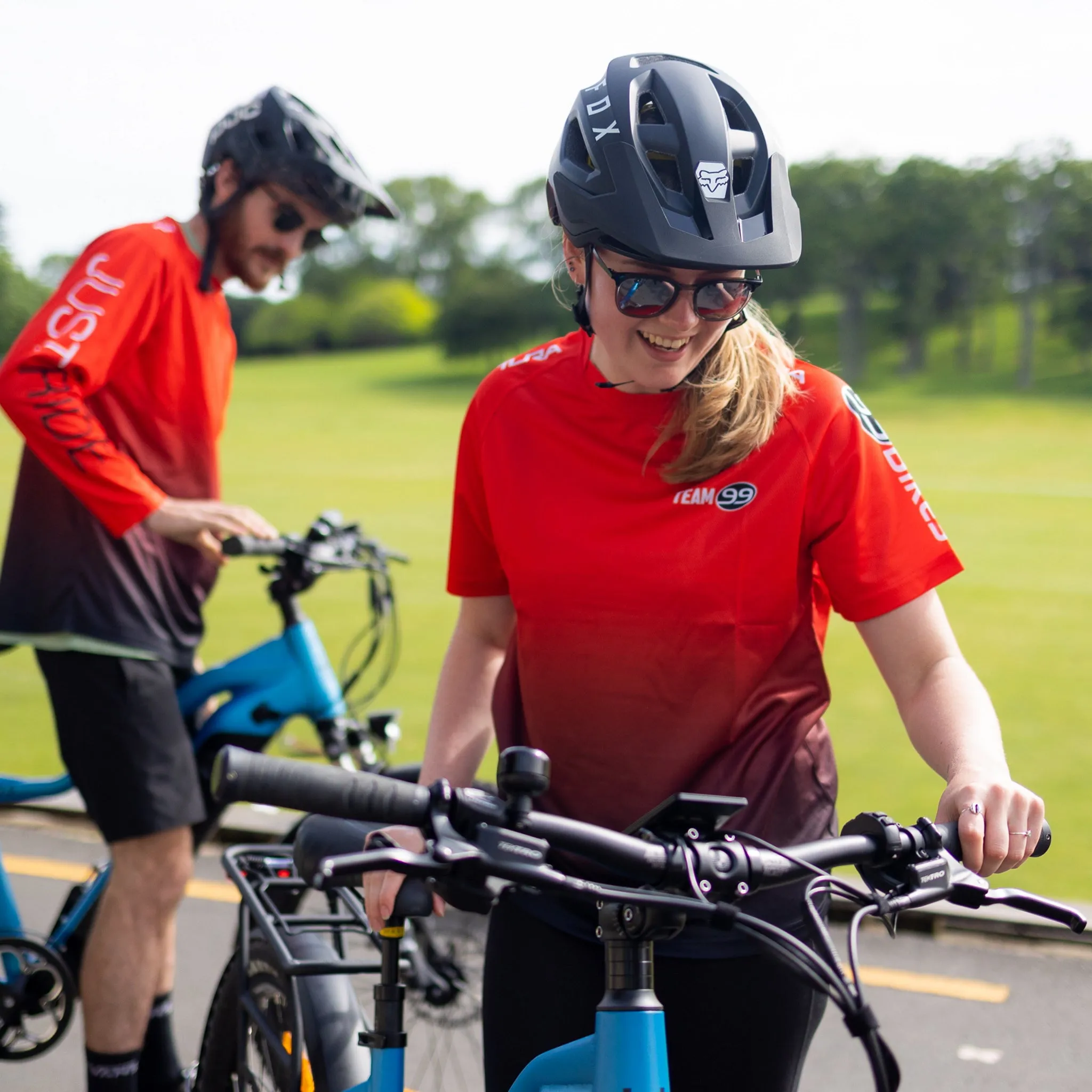 99 Bikes Team MTB Jersey Short Sleeve Red/Black