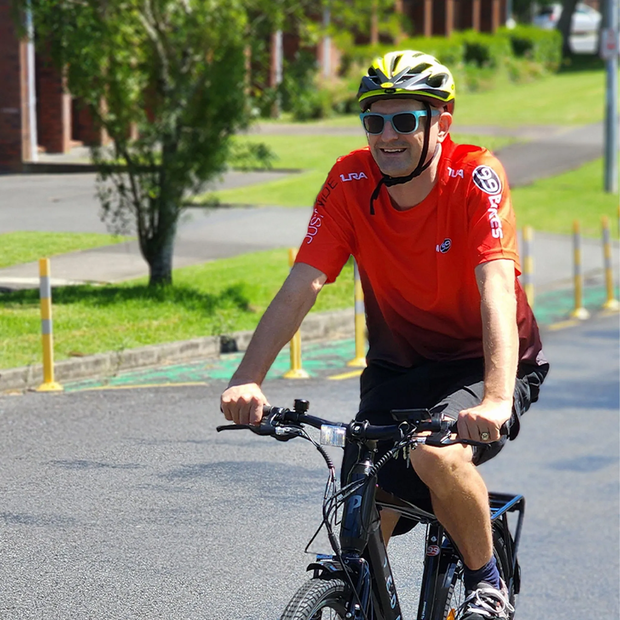 99 Bikes Team MTB Jersey Short Sleeve Red/Black