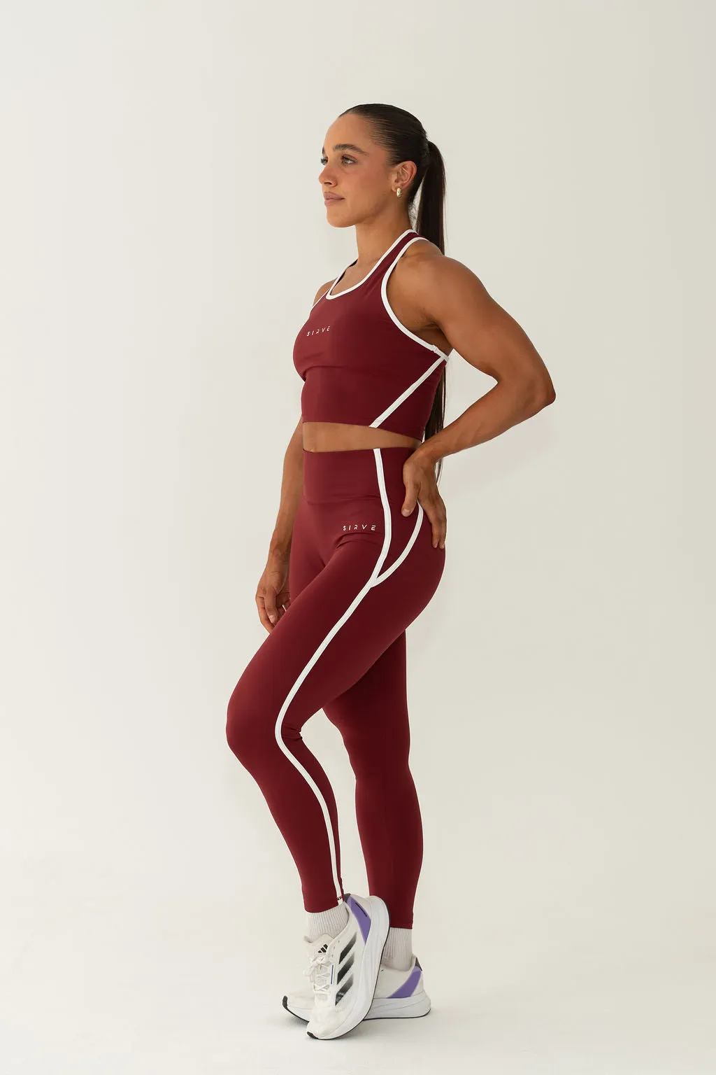 Actively InspiRed Tank in red with white trims