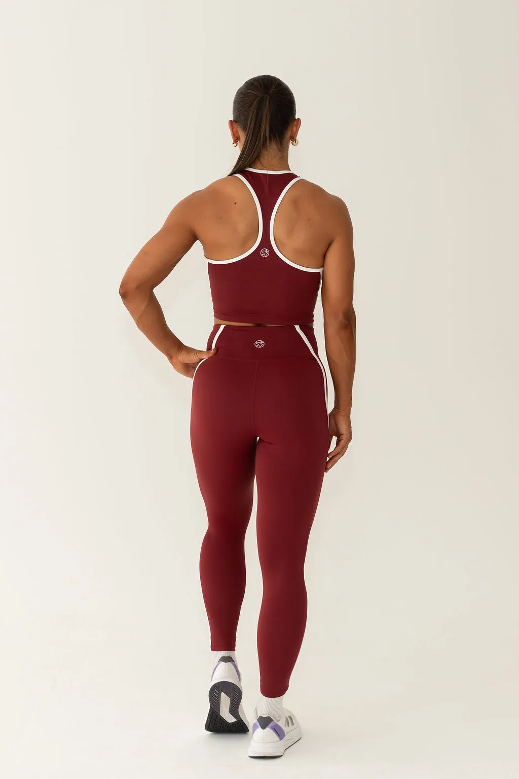 Actively InspiRed Tank in red with white trims