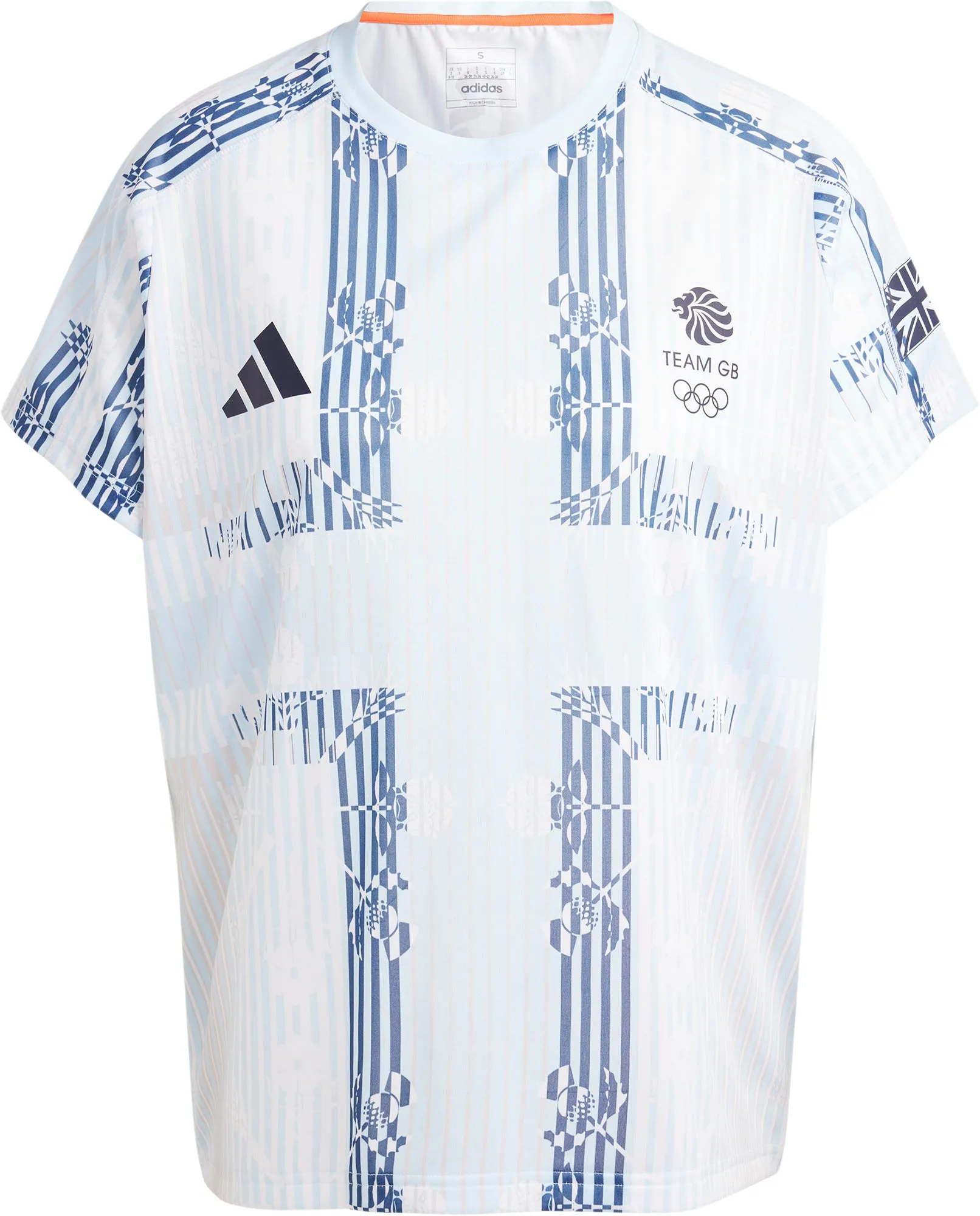 adidas Team GB Short Sleeve Womens Training Top - Blue