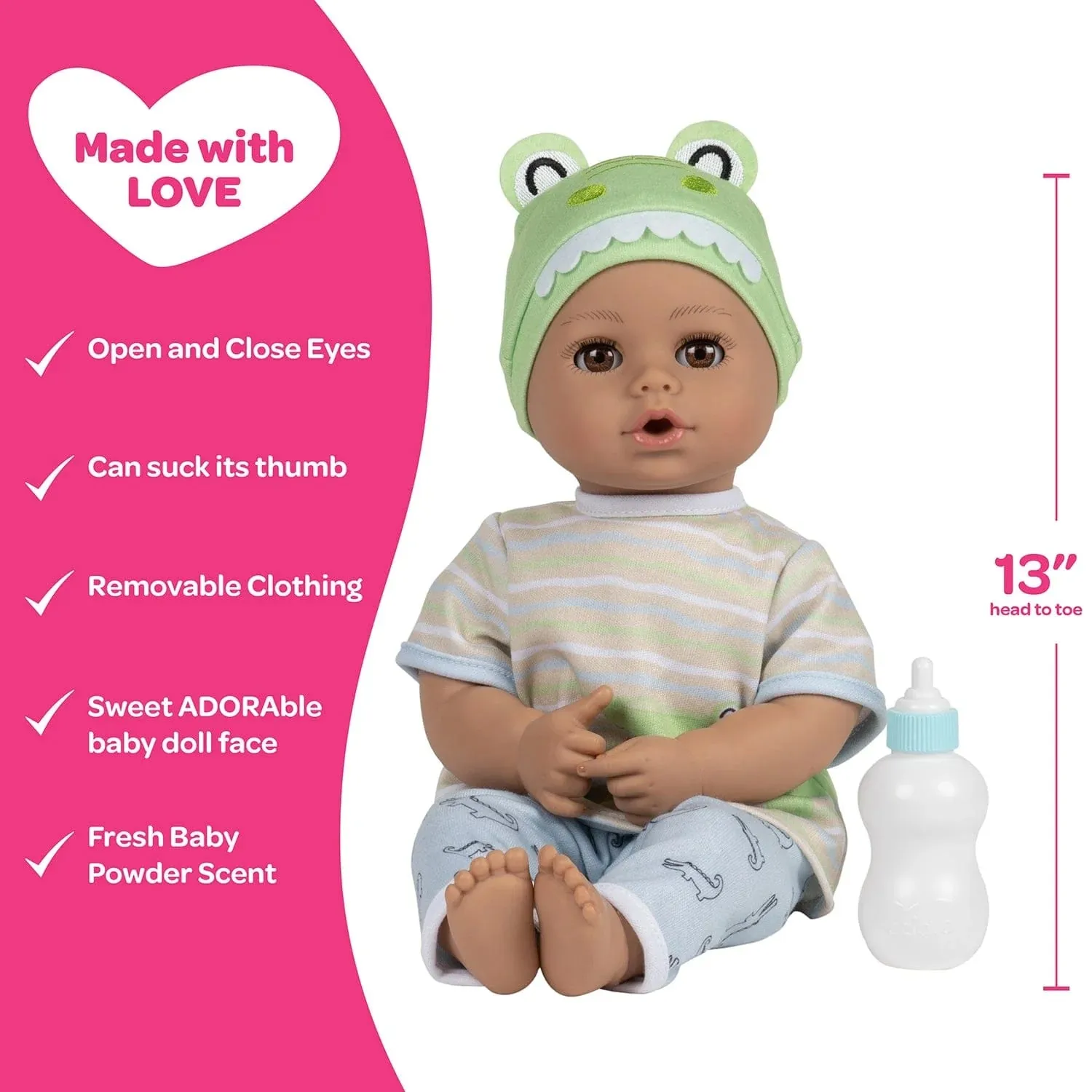 Adora Playtime Later Alligator Baby Doll