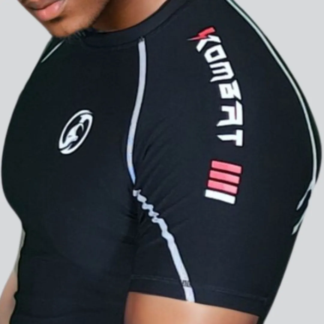 ADULT RASH GUARD H/S PRO BLACK