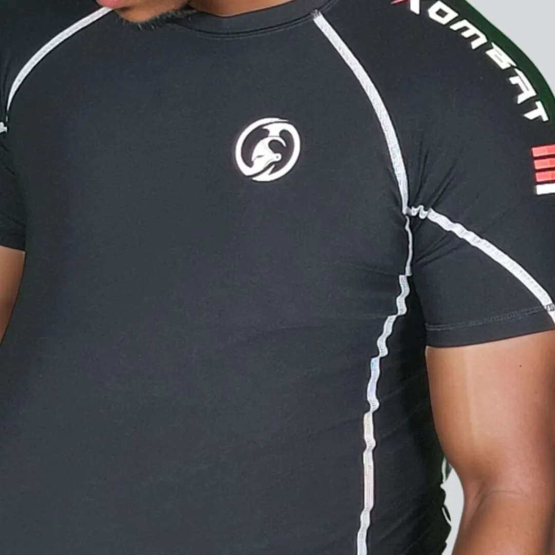 ADULT RASH GUARD H/S PRO BLACK