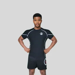 ADULT RASH GUARD H/S PRO BLACK