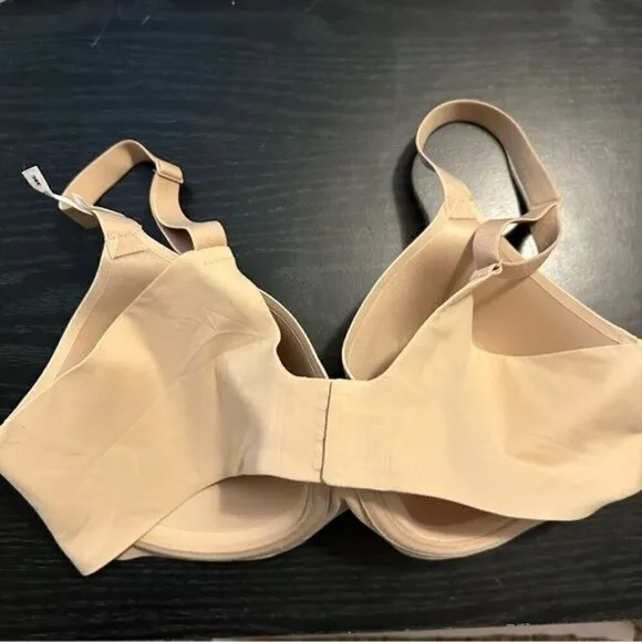Aerie SMOOTHEZ Full Coverage Lightly Lined Bra Tan Size 38C