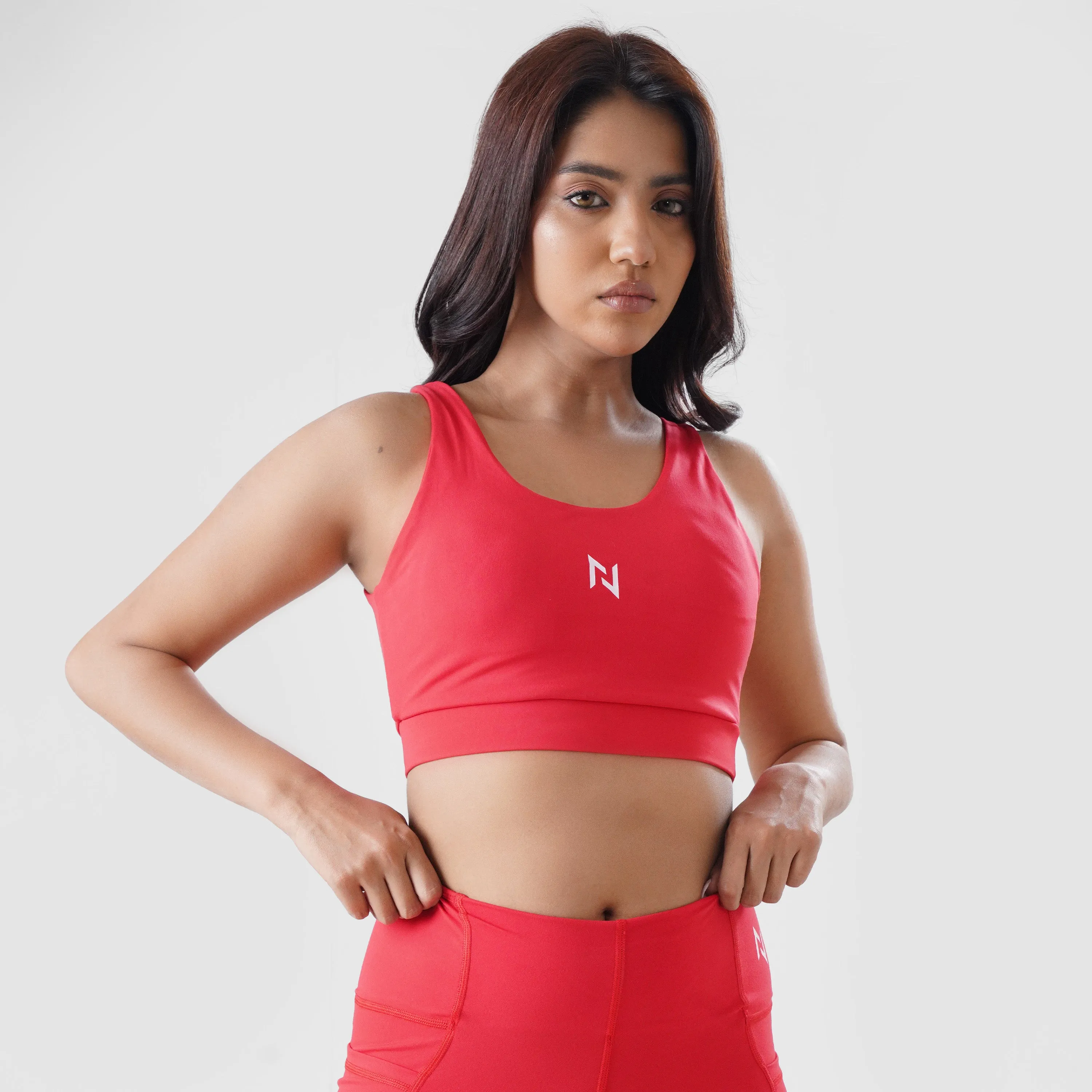 Aero Dry Sports Bra Red
