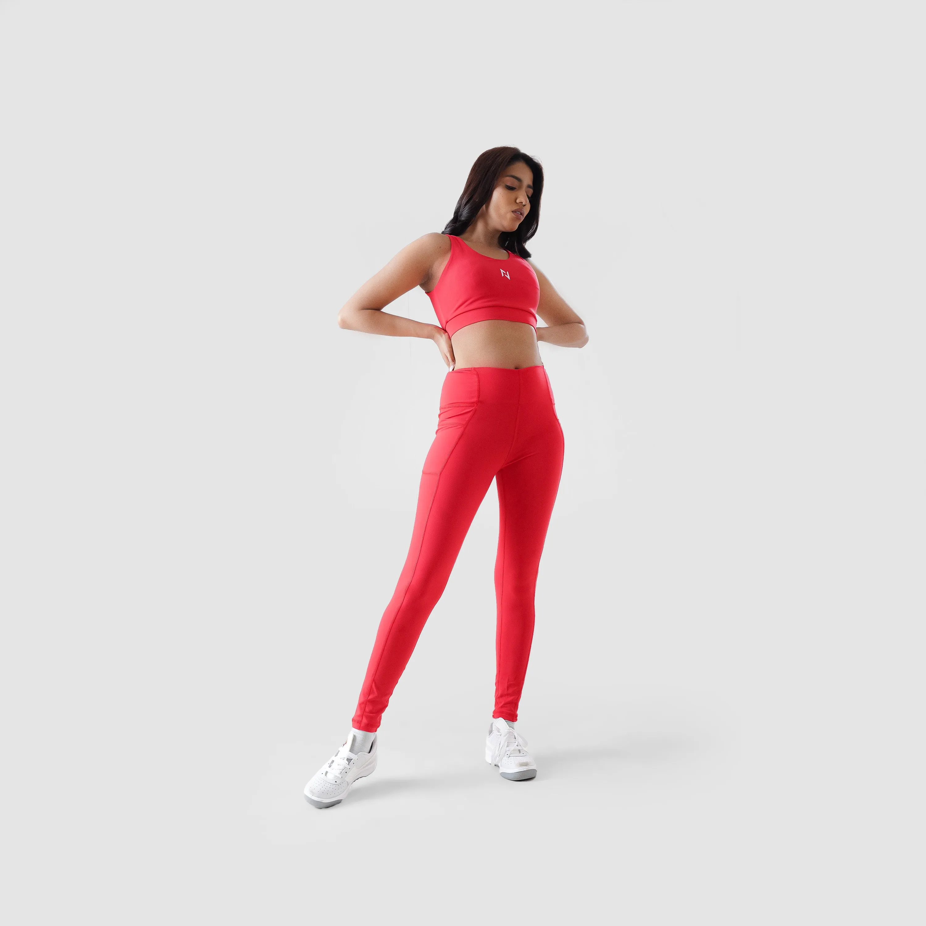 Aero Dry Sports Bra Red