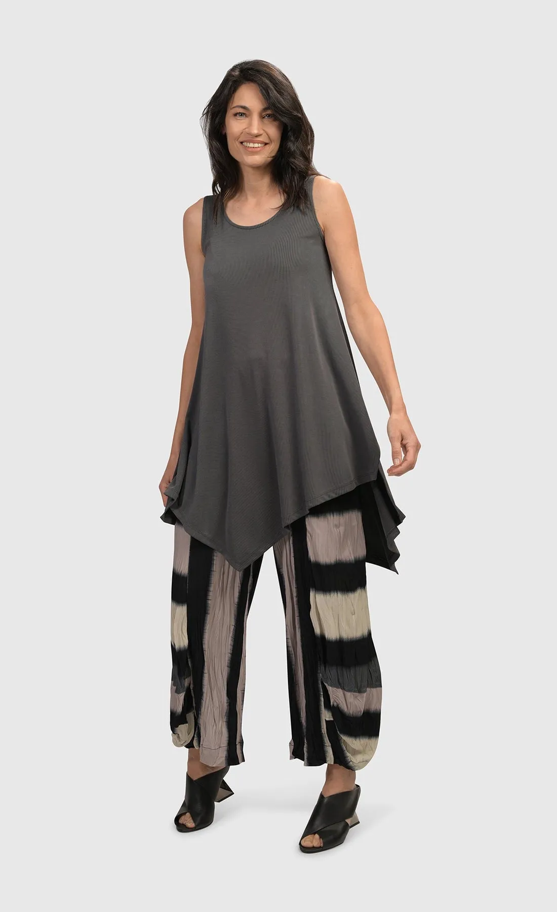Alembika Grey Essential Joy Sleeveless Tunic