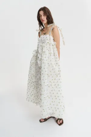 ALGA | DRESS KADO FIL-COUP… WHITE/OLIVE