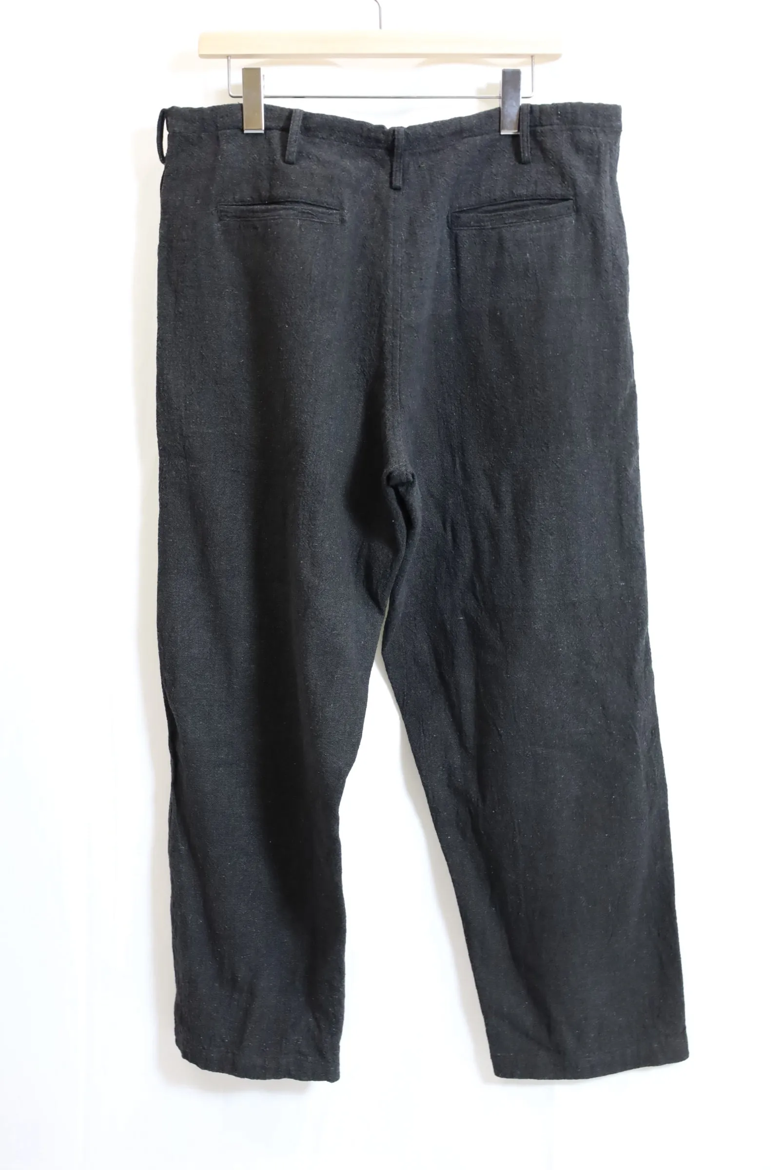 alvana / Handspun hemp easy pants - Ink Black