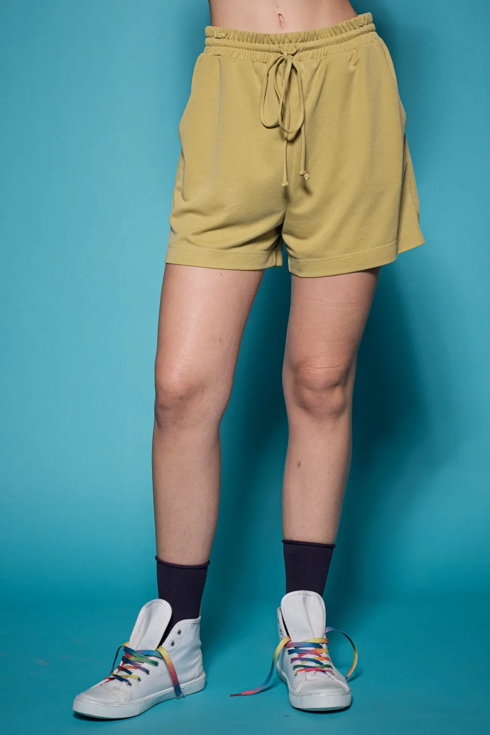 Always Right String Detailed Stretch Shorts - Final Sale