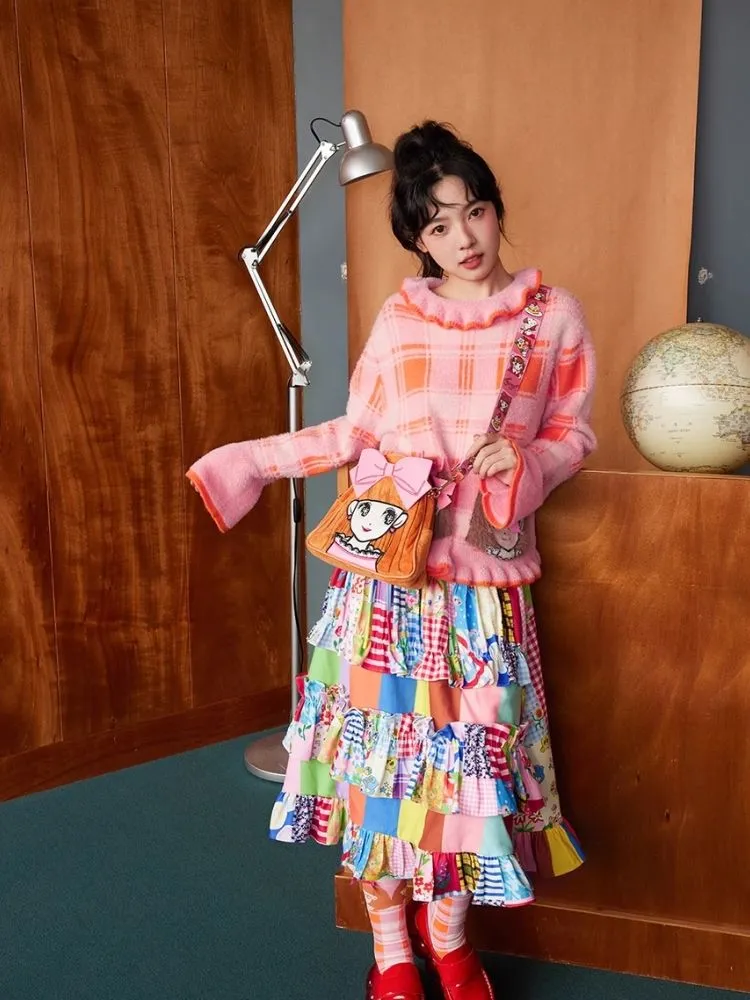 American Girl Soft Plush Cute Knit Pullover Sweater【s0000004896】