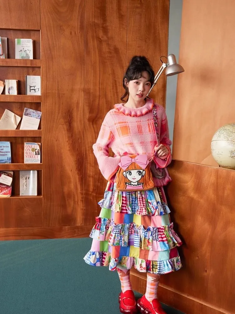 American Girl Soft Plush Cute Knit Pullover Sweater【s0000004896】