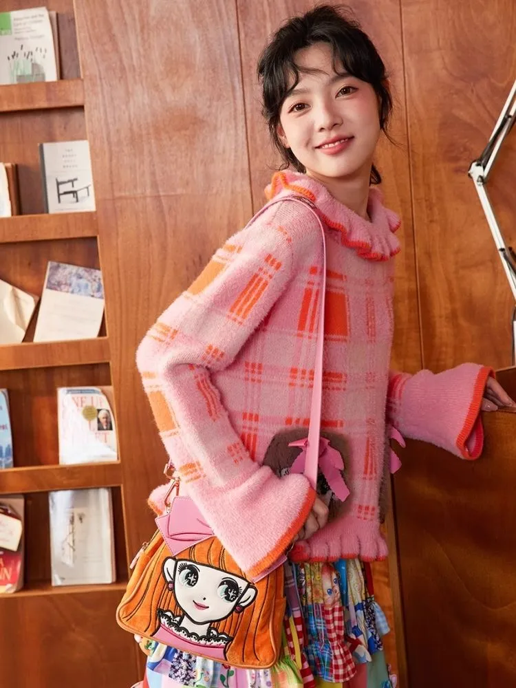 American Girl Soft Plush Cute Knit Pullover Sweater【s0000004896】