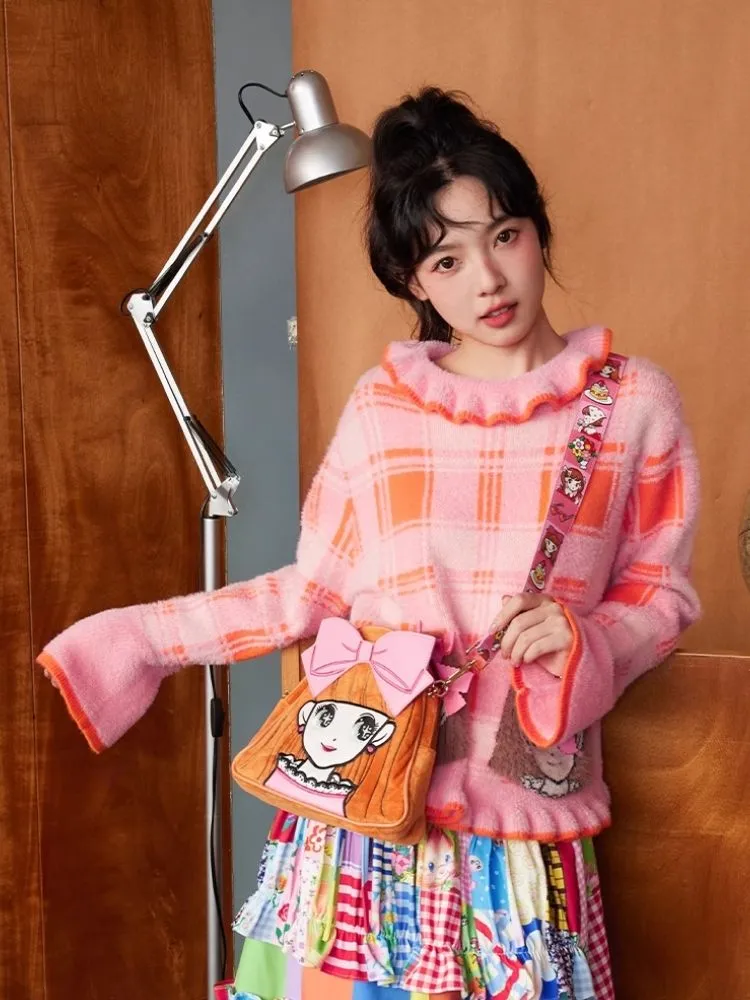 American Girl Soft Plush Cute Knit Pullover Sweater【s0000004896】
