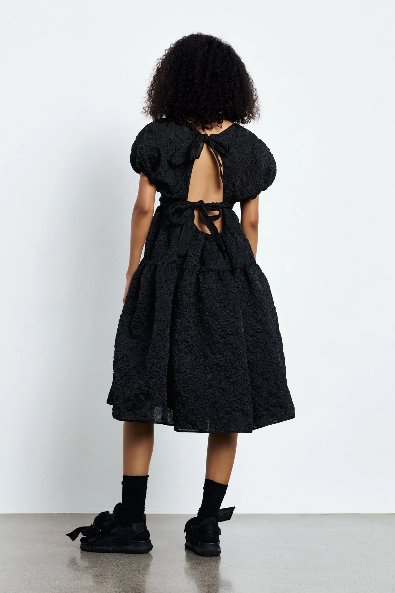 AMMI | DRESS GRASMERE MATELASSE? BLACK