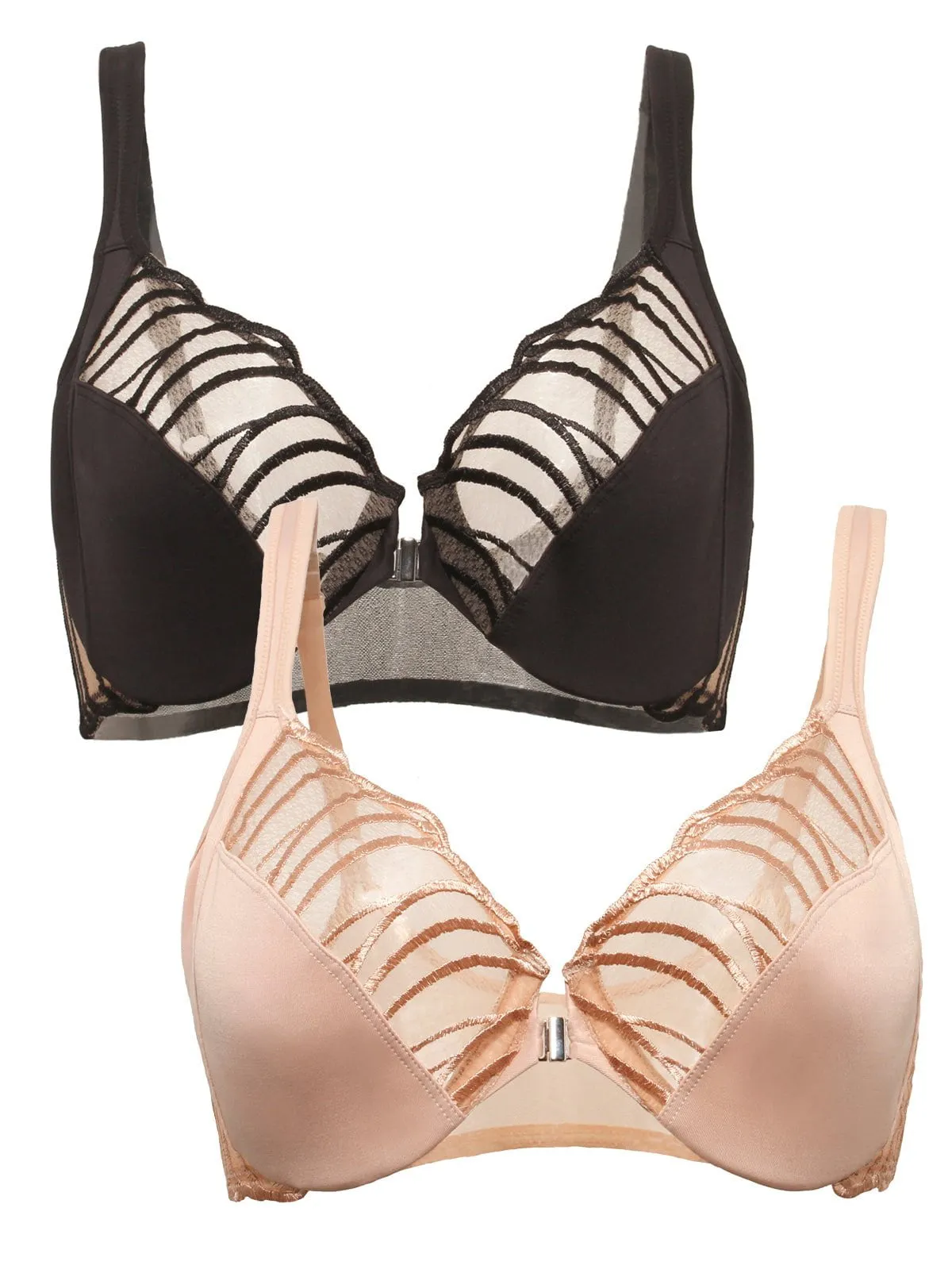 Angie Front Close Minimizer Bra 2-Pack