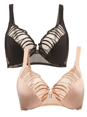 Angie Front Close Minimizer Bra 2-Pack