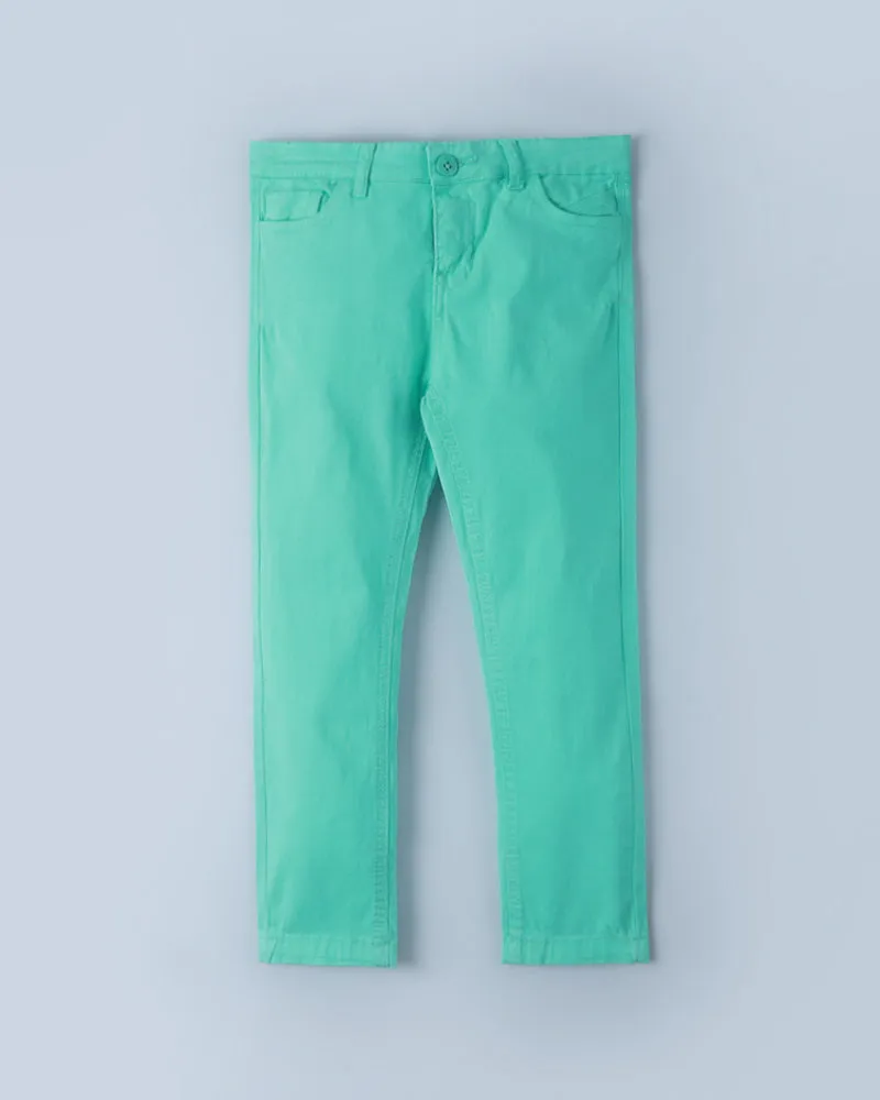 Aqua Twill Pants