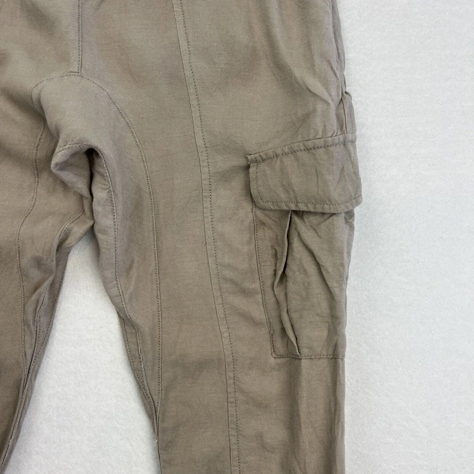 Armani Exchange Womens Grey Slim Cargo Pants Size 0