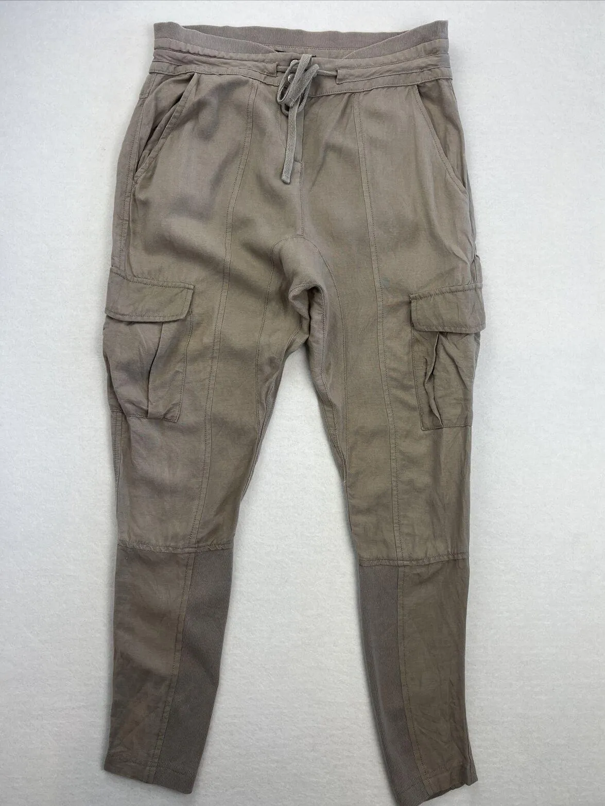 Armani Exchange Womens Grey Slim Cargo Pants Size 0