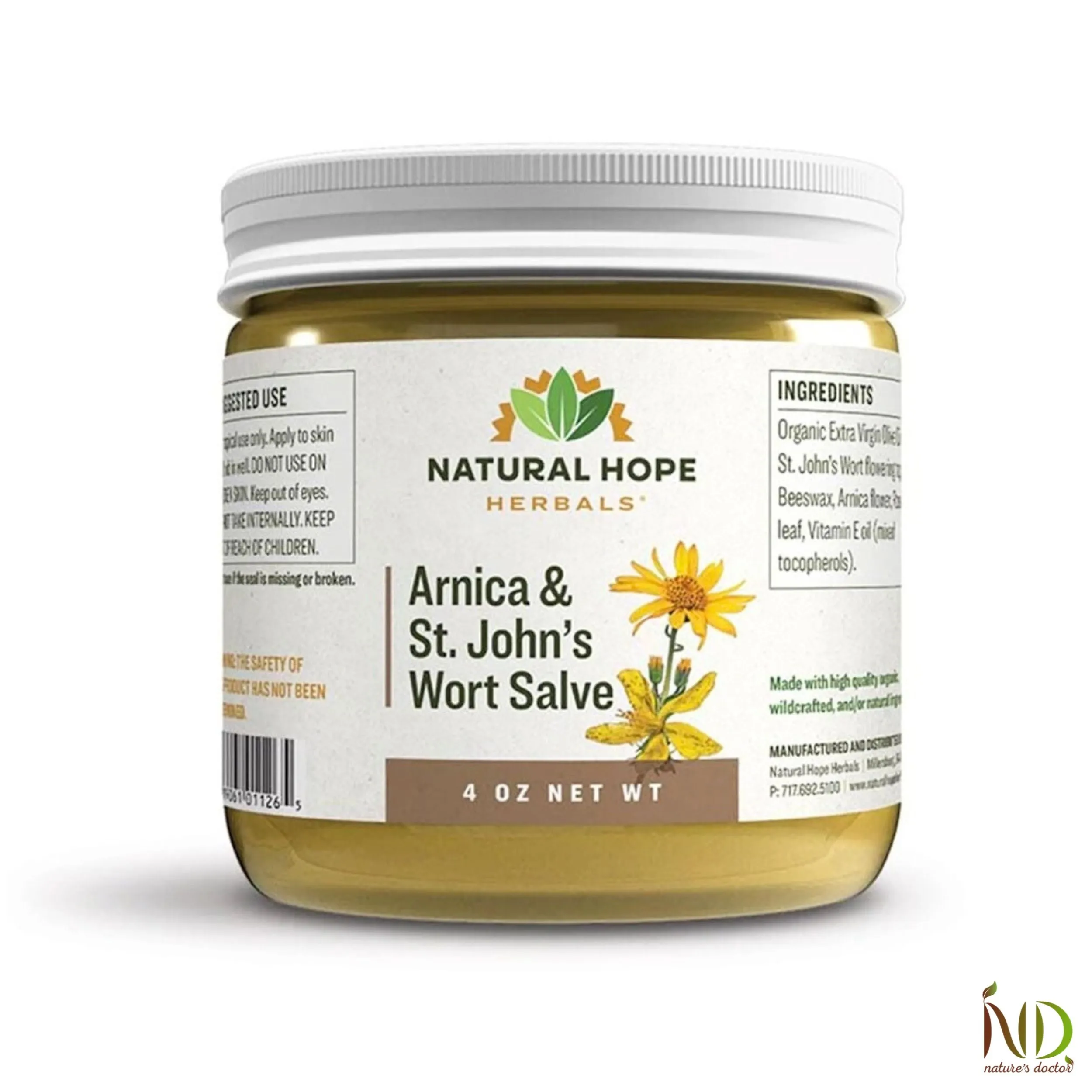 Arnica & St. John’s Wort Salve - Natural Hope Herbals