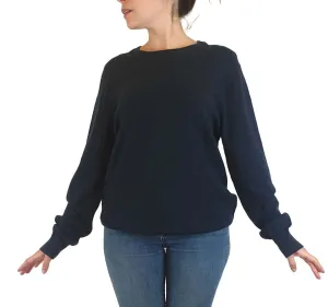 As Colour navy wool mix jumper size S