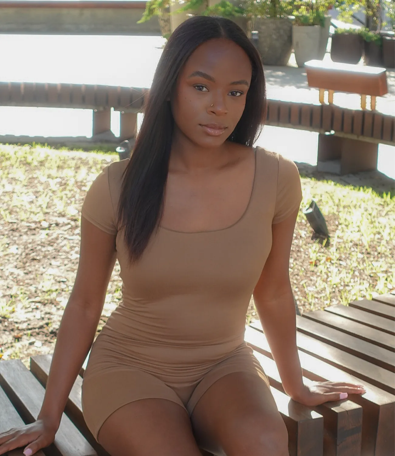 Autumn's Calling Romper(Brown)