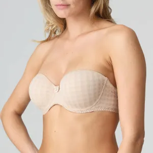 Avero Padded Strapless Bra In Caffe Latte - Marie Jo