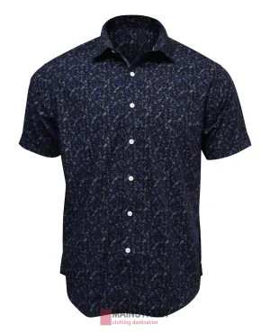 Back Bay Bamboo Soft Touch Print Short Sleeve Shirt