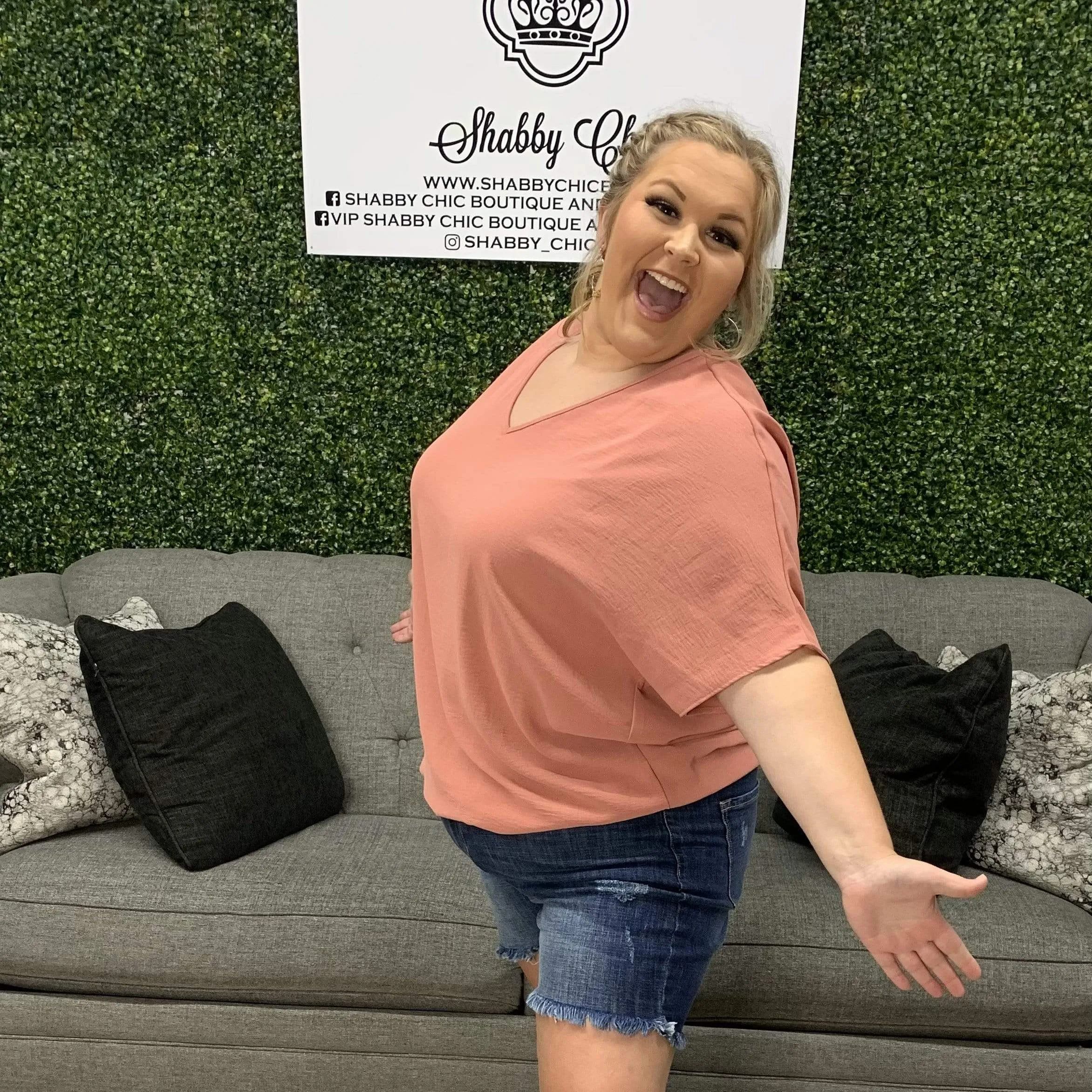 Back to Basics Top - Dusty Rose
