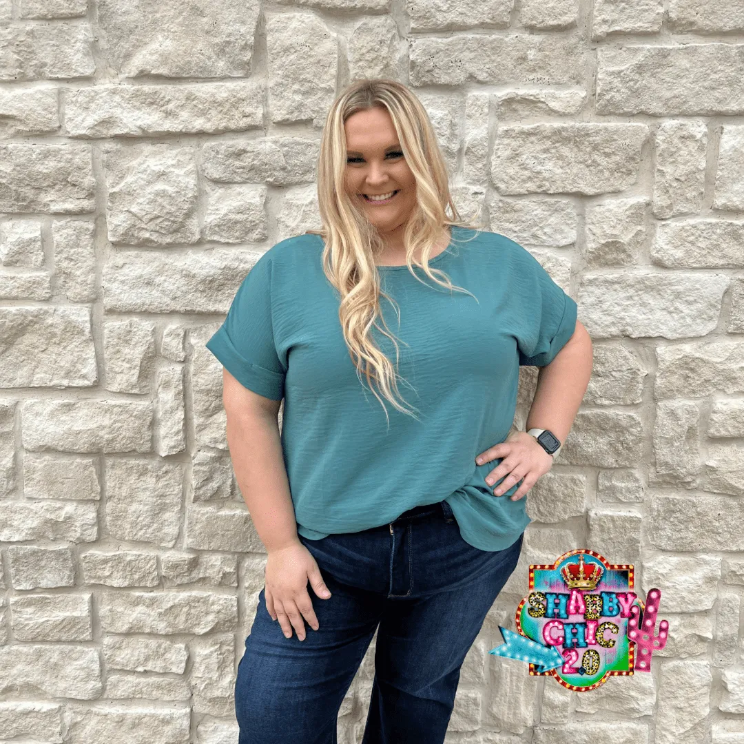 Back to Basics Top - Teal