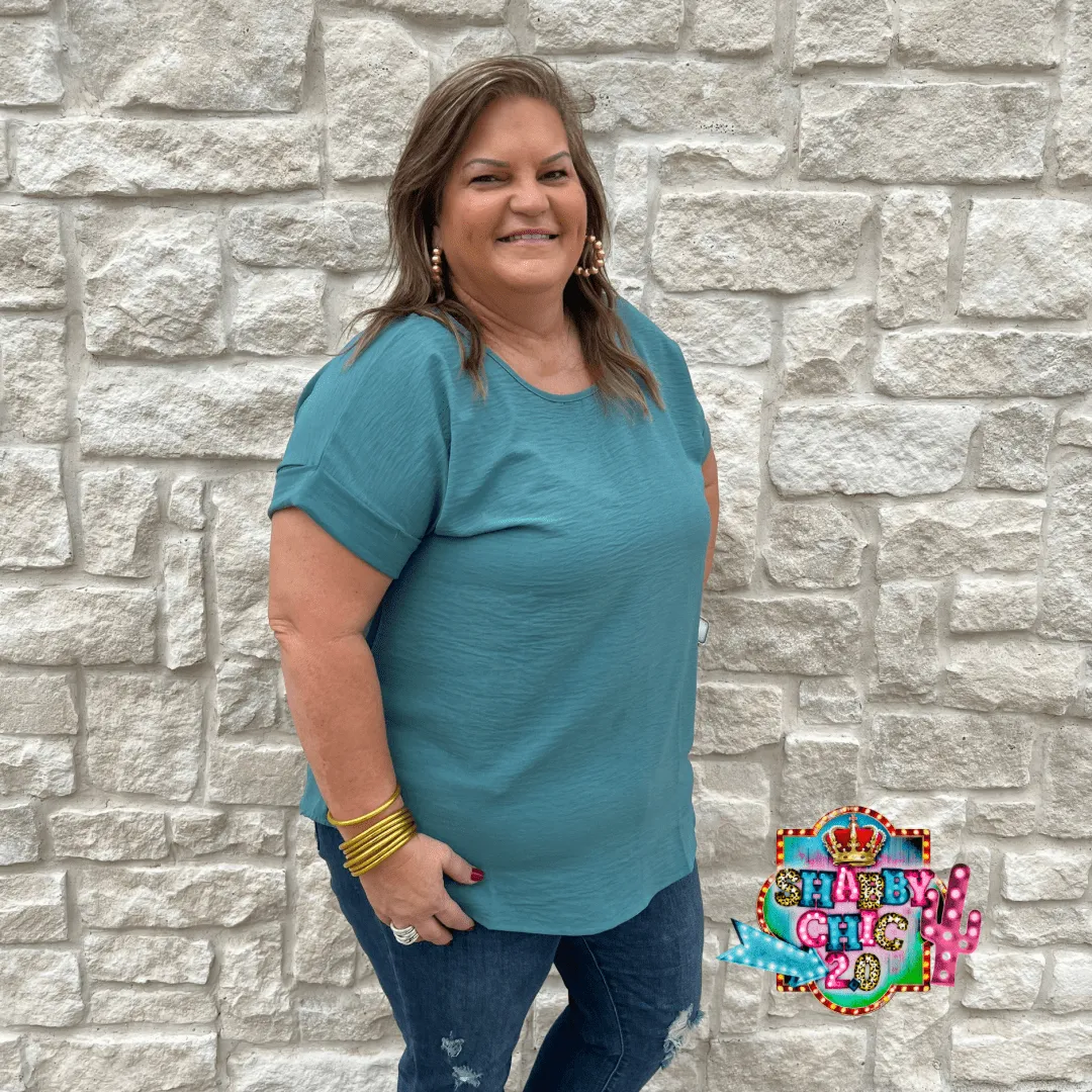 Back to Basics Top - Teal