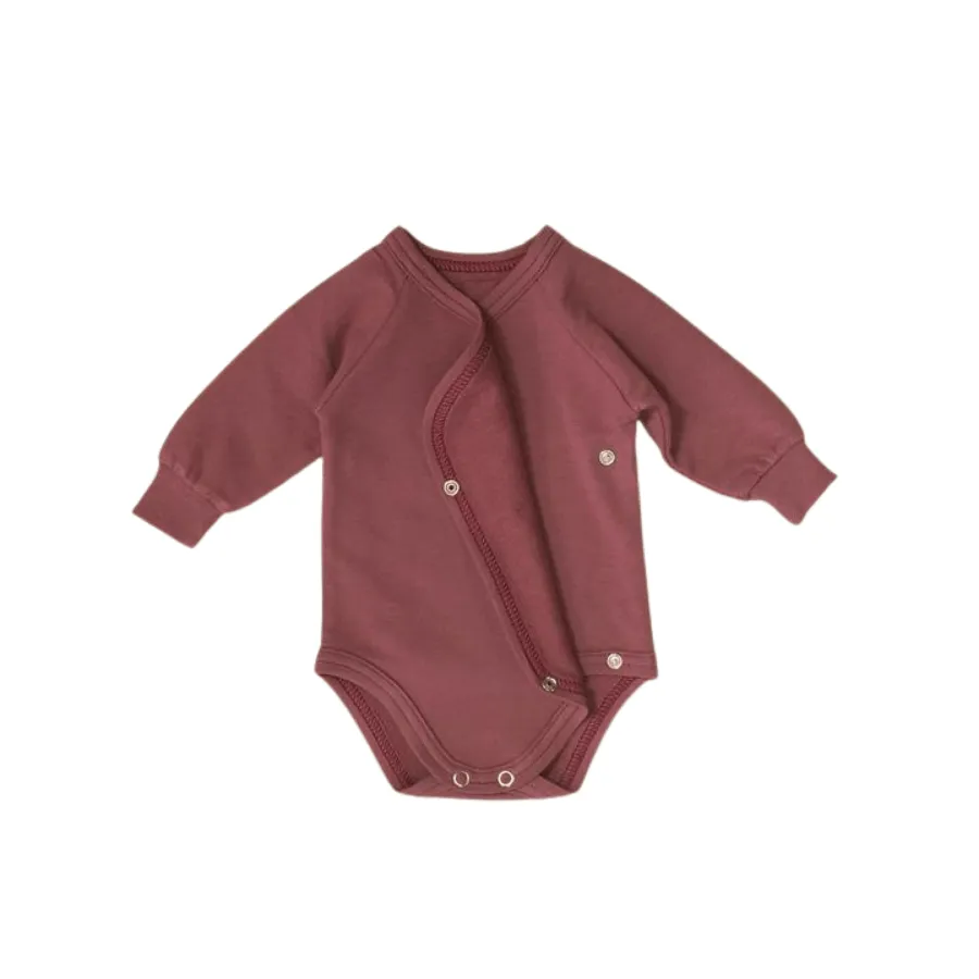 Bamboo Layette Body Suit, Pants and Hugger Hat - Wild Currant
