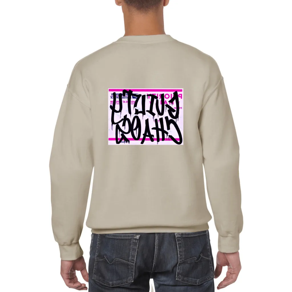 BARBIE TATTOO FLASH  THROUGH-N-THROUGH CREWNECK