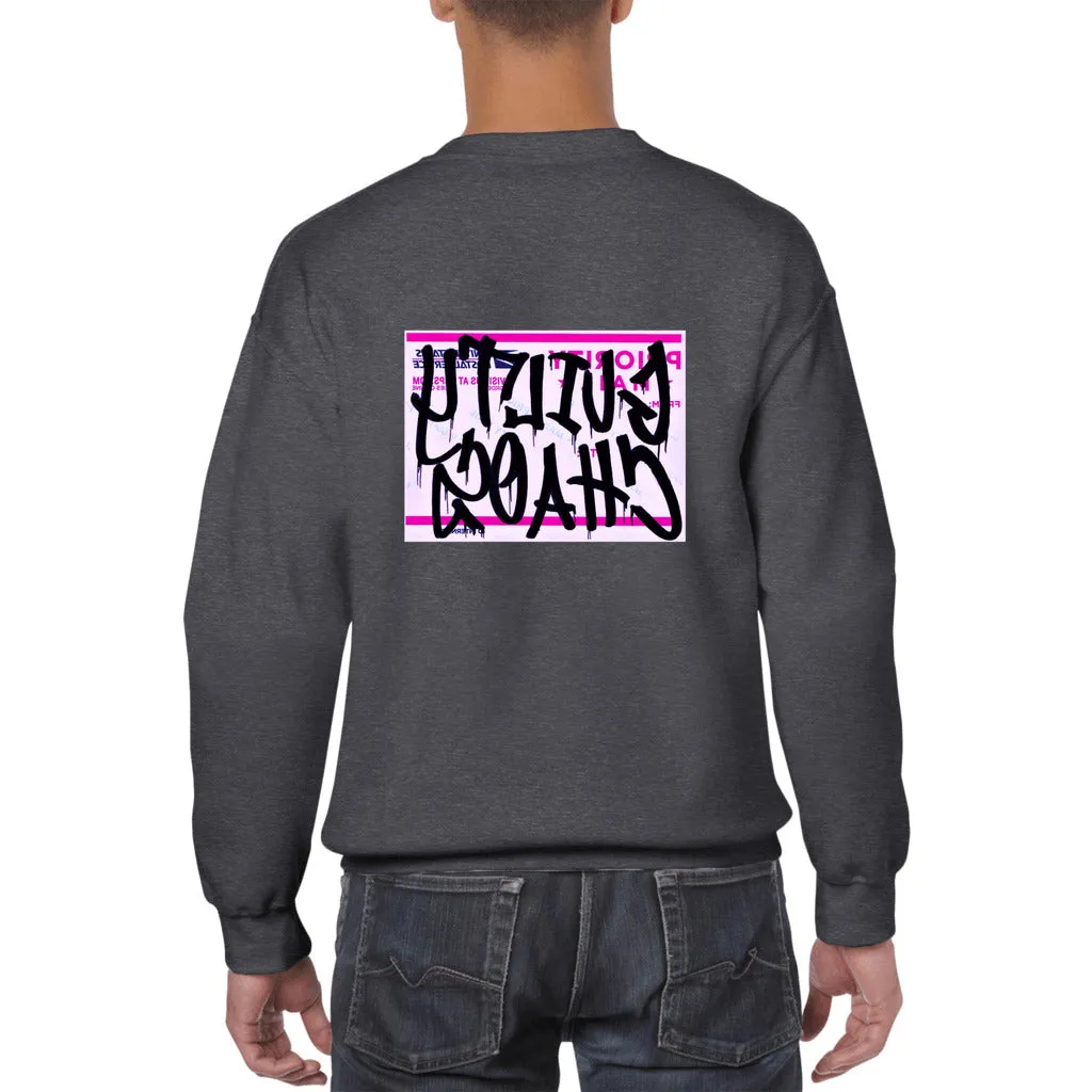 BARBIE TATTOO FLASH  THROUGH-N-THROUGH CREWNECK