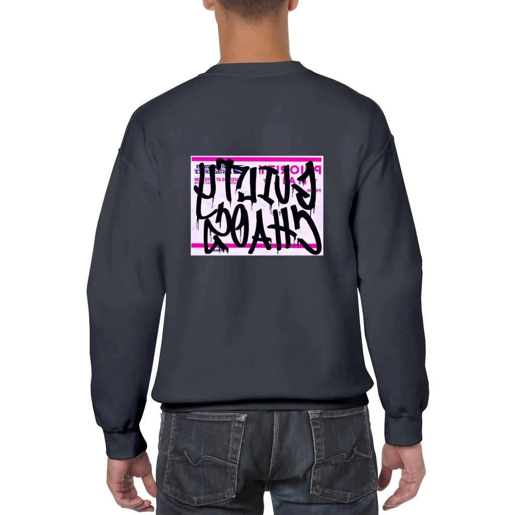 BARBIE TATTOO FLASH  THROUGH-N-THROUGH CREWNECK