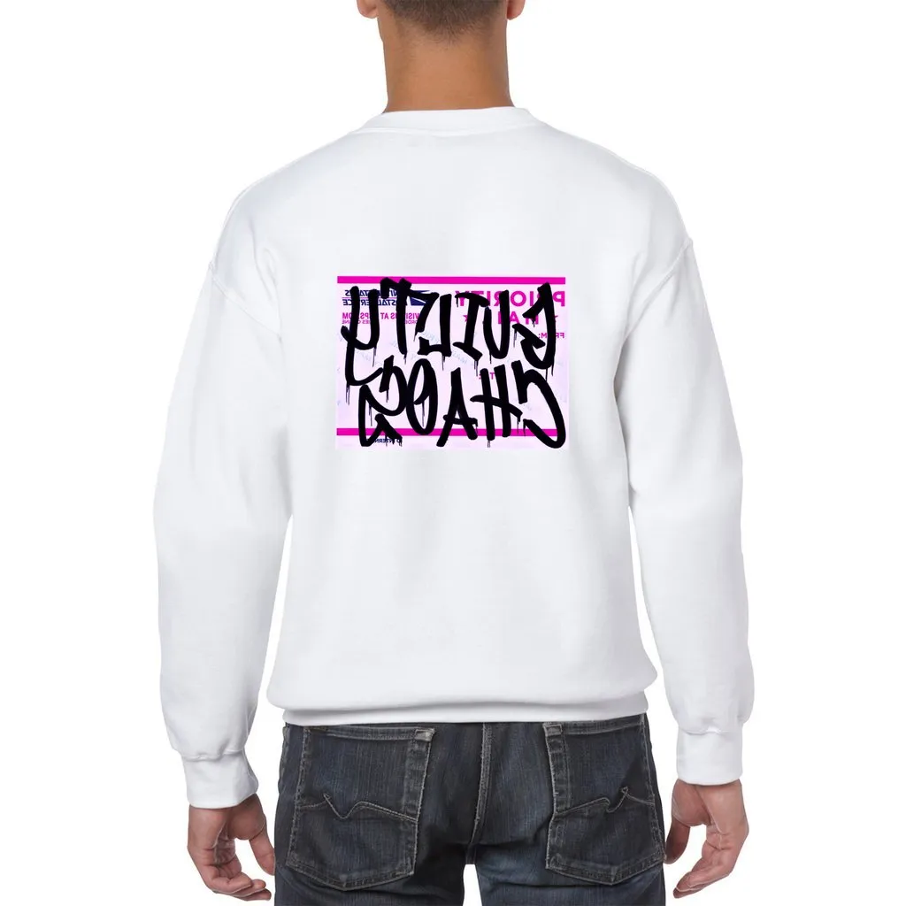 BARBIE TATTOO FLASH  THROUGH-N-THROUGH CREWNECK