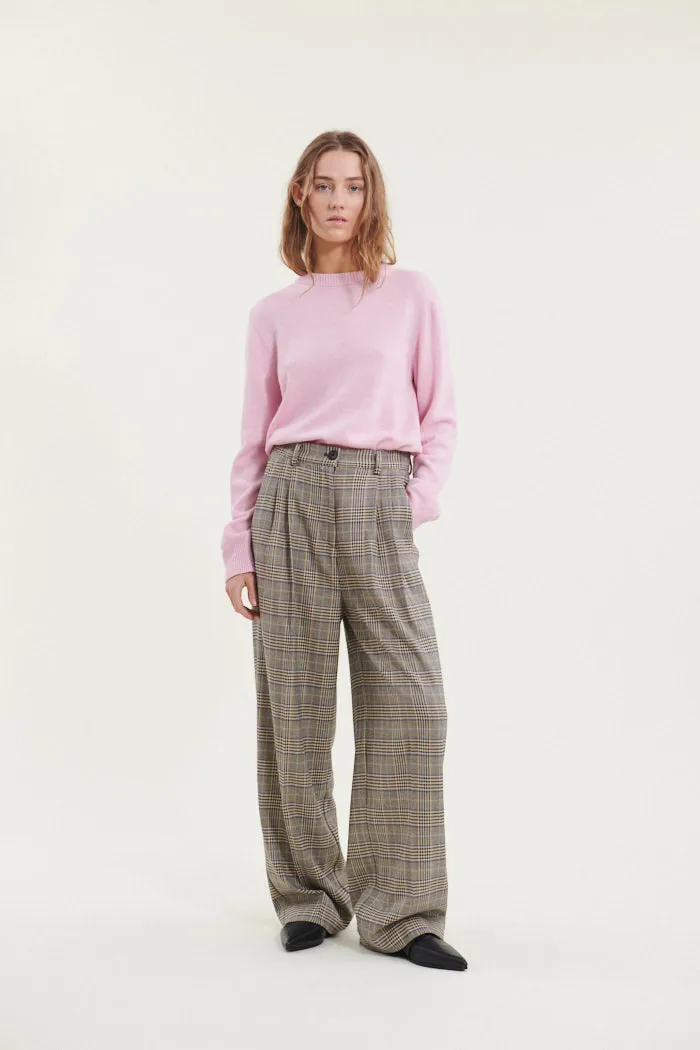 BASIC APPAREL Jorie Pants light khaki-black