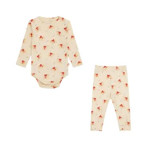 basic body/pants set - marzipan