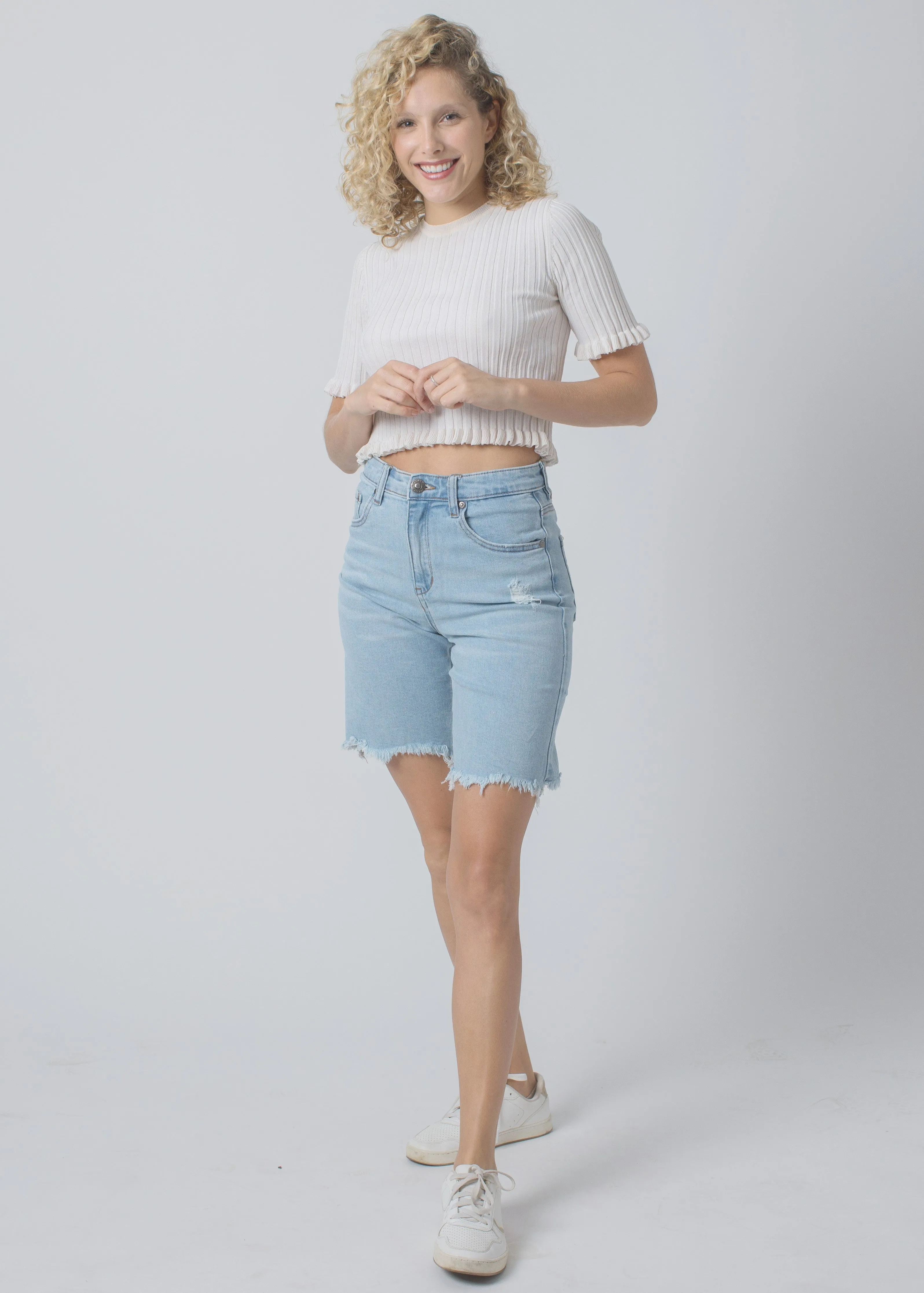 Bermuda Denim Shorts